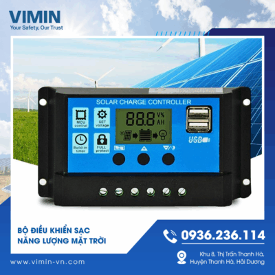 Bộ điều khiển sạc năng lượng mặt trời – Giải pháp tối ưu từ Công ty TNHH Vimin